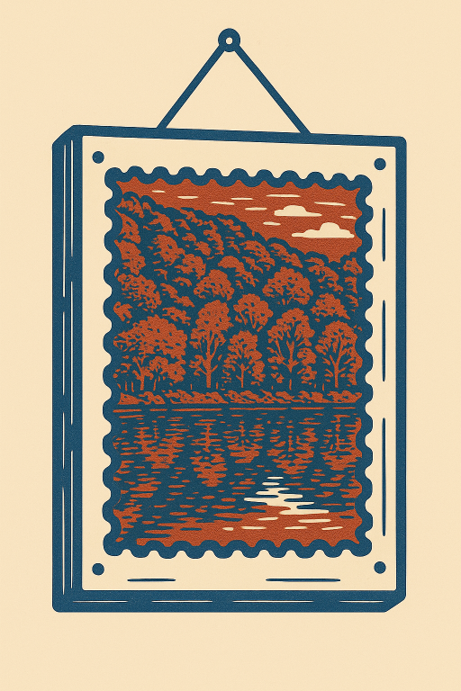 drawing of Tall Joiner art preservation of wentworth extra difficult puzzle hanging on a wall